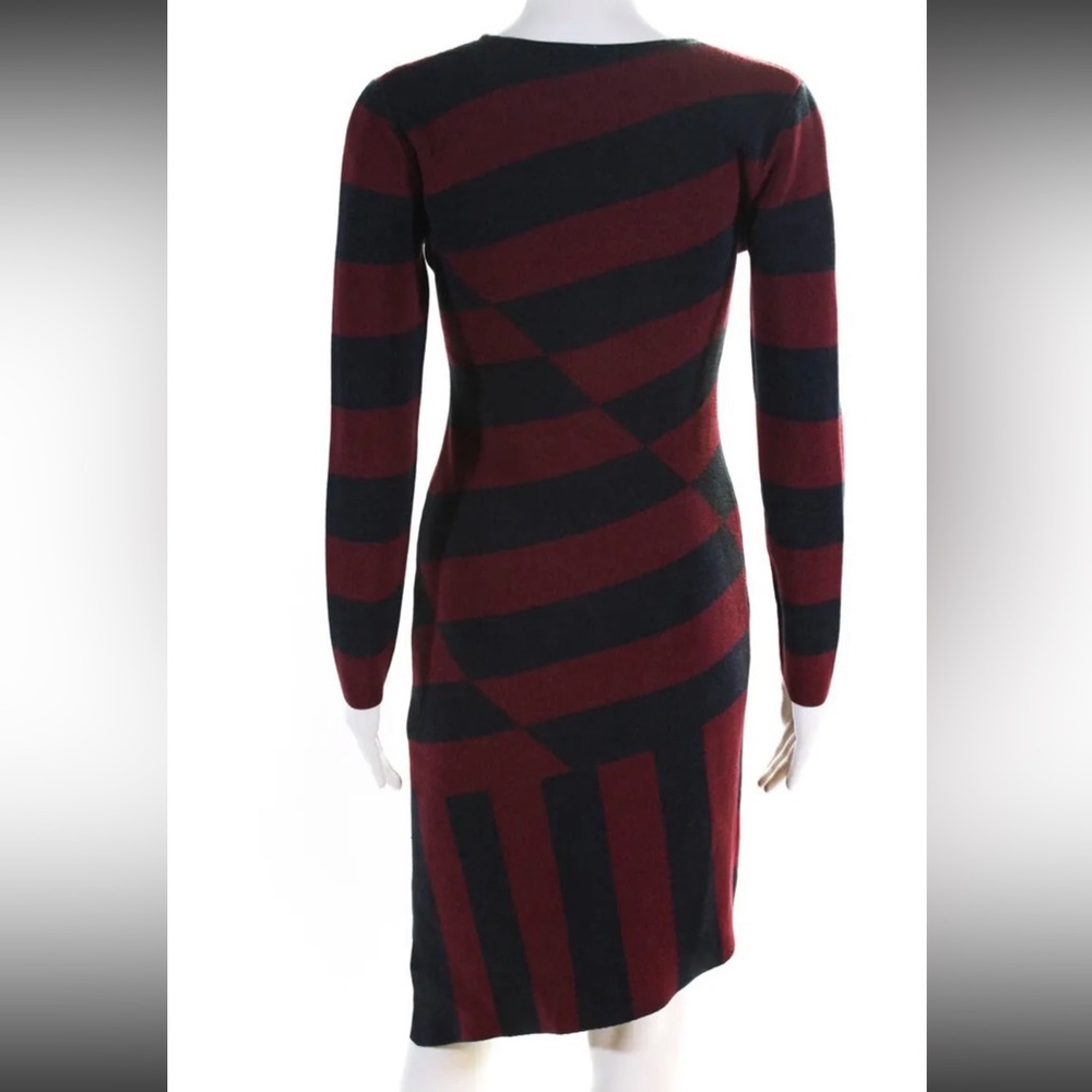 Slate & Willow Womens Striped Asymmetric Hem Dress Size 4 - Picture 3 of 5